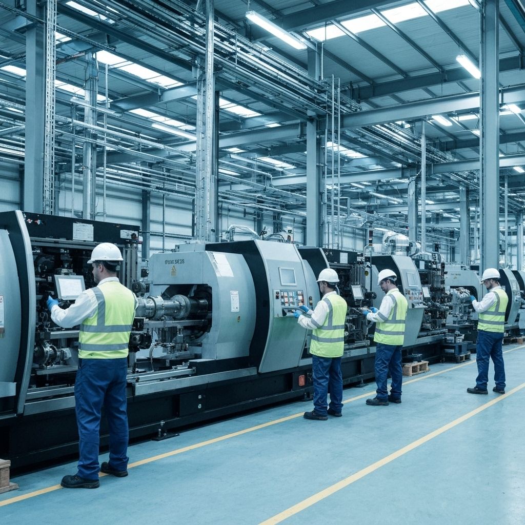 Manufacturing facility with safety protocols