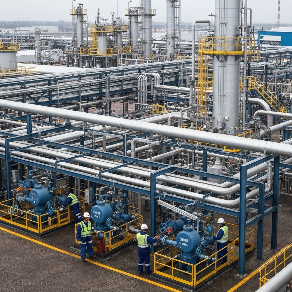 Oil and gas facility with safety systems